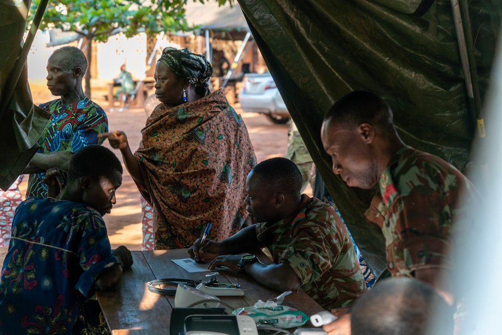 U.S. Army and Benin Armed Forces hold MEDCAP