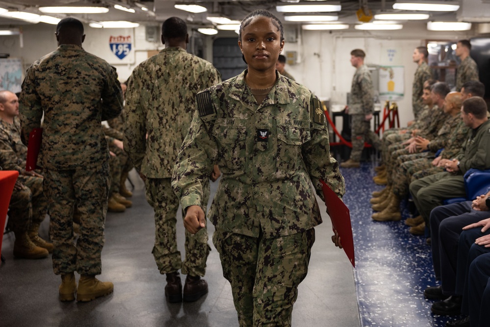 USS Bataan Corporals Course Graduation