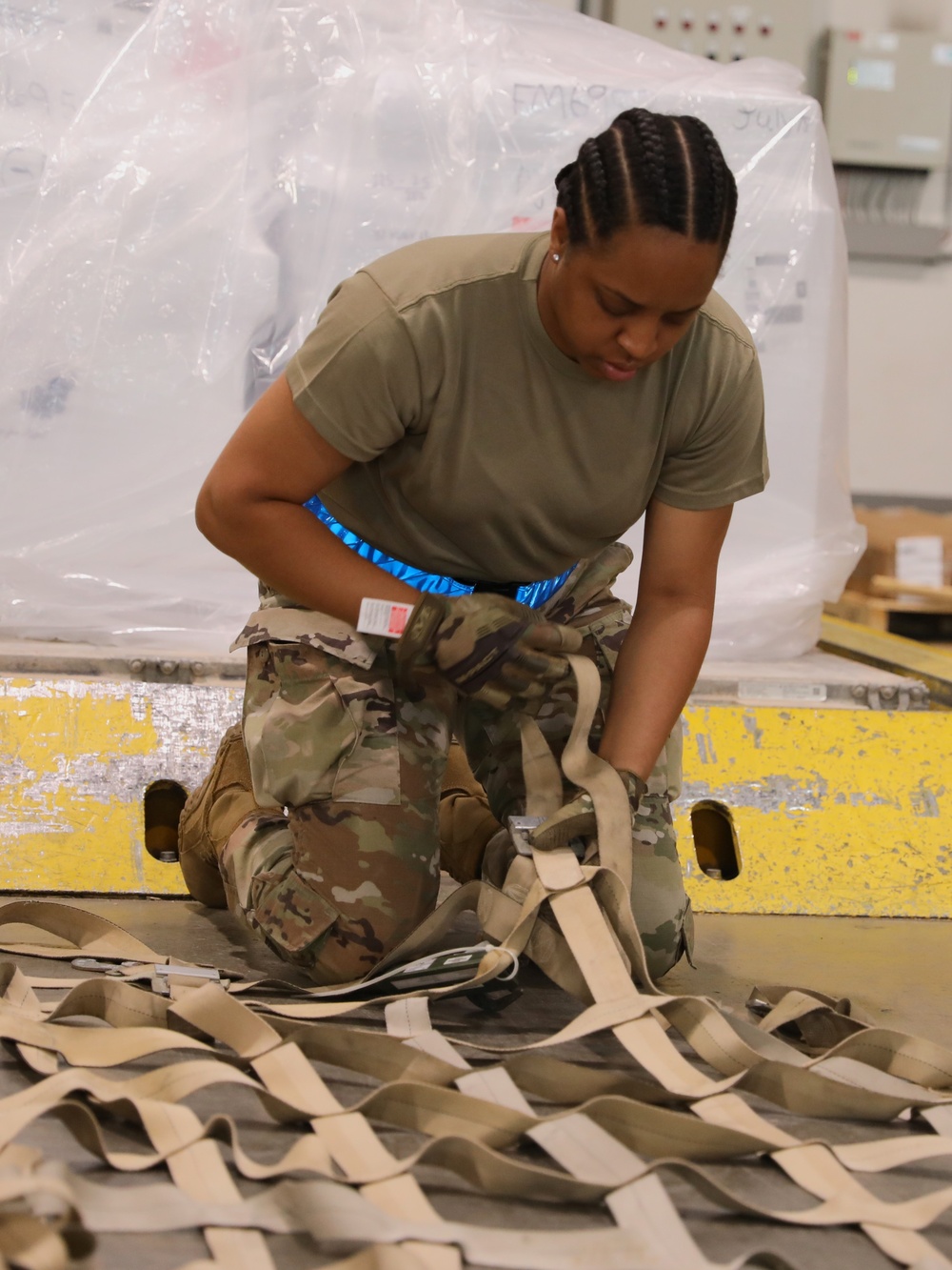 87th Aerial Port Squadron train with 721st Aerial Port Squadron for annual tour