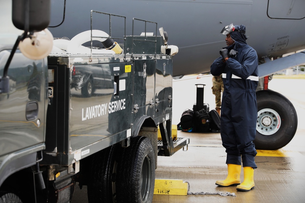 87th Aerial Port Squadron train with 721st Aerial Port Squadron for annual tour