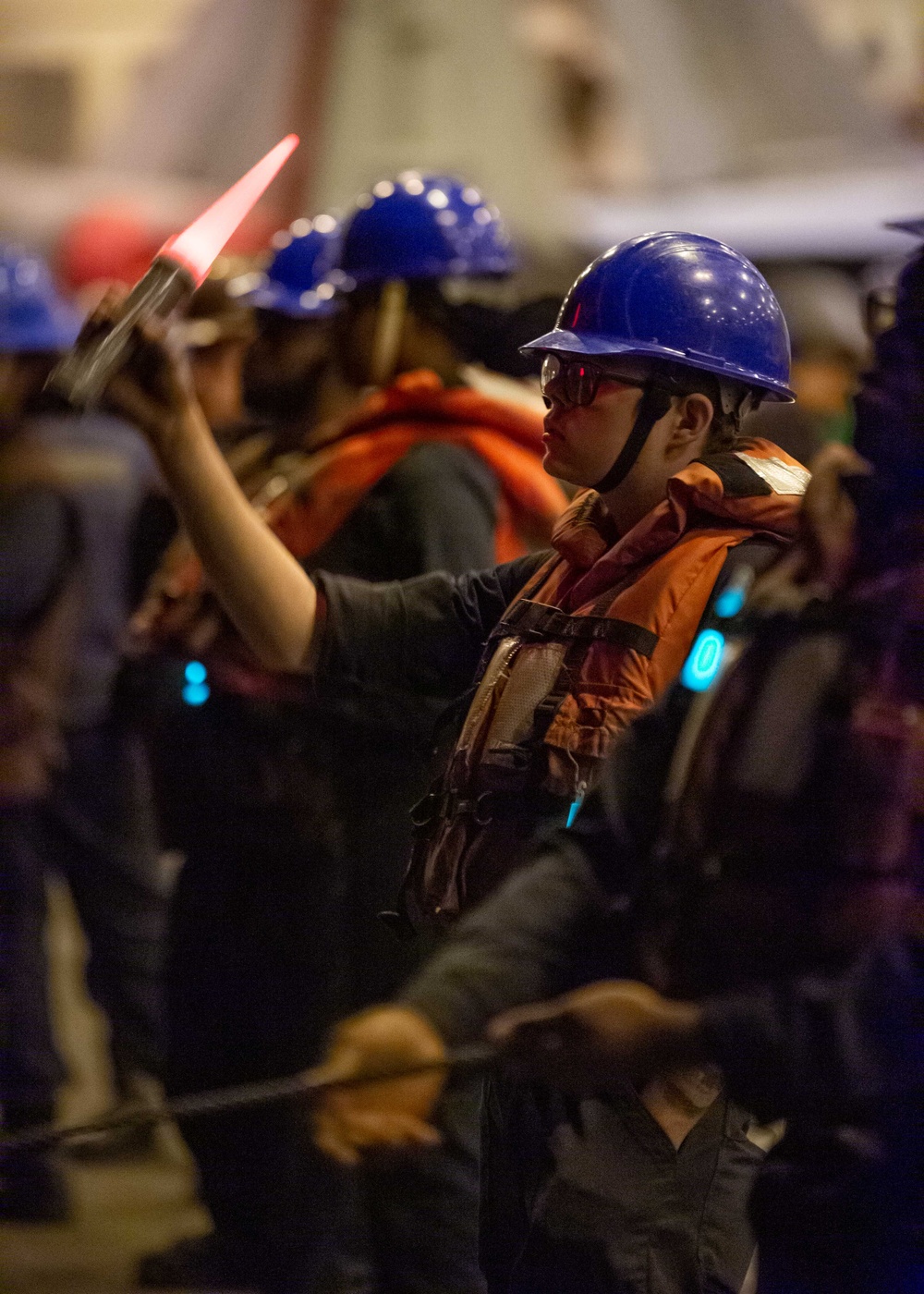 USS Ronald Reagan (CVN 76) conducts fueling-at-sea with USNS Rappahannock (T-AO 204)