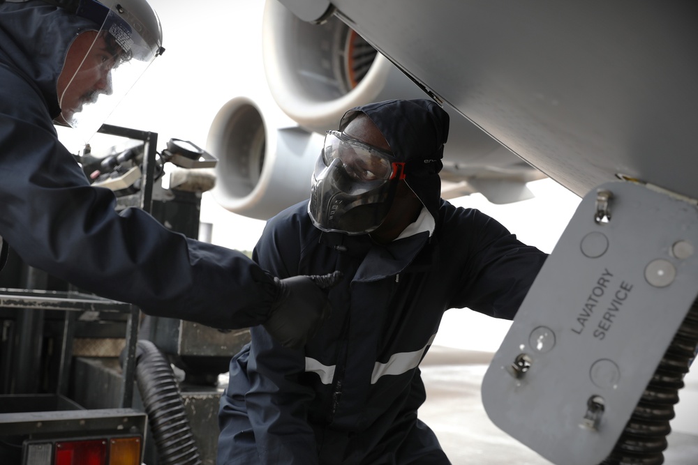 87th Aerial Port Squadron train with 721st Aerial Port Squadron for annual tour