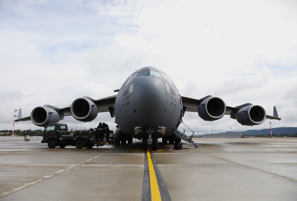 87th Aerial Port Squadron train with 721st Aerial Port Squadron for annual tour