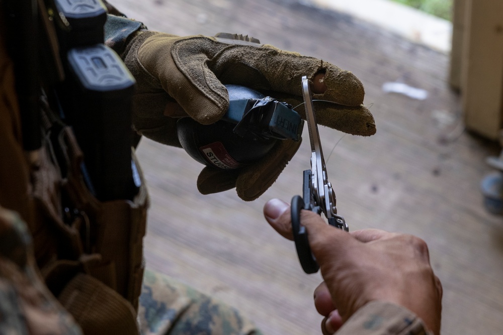 Combat Logistics Battalion-24 Conducts Improvised Explosive Device Response Exercises during their Marine Corps Combat Readiness Evaluation