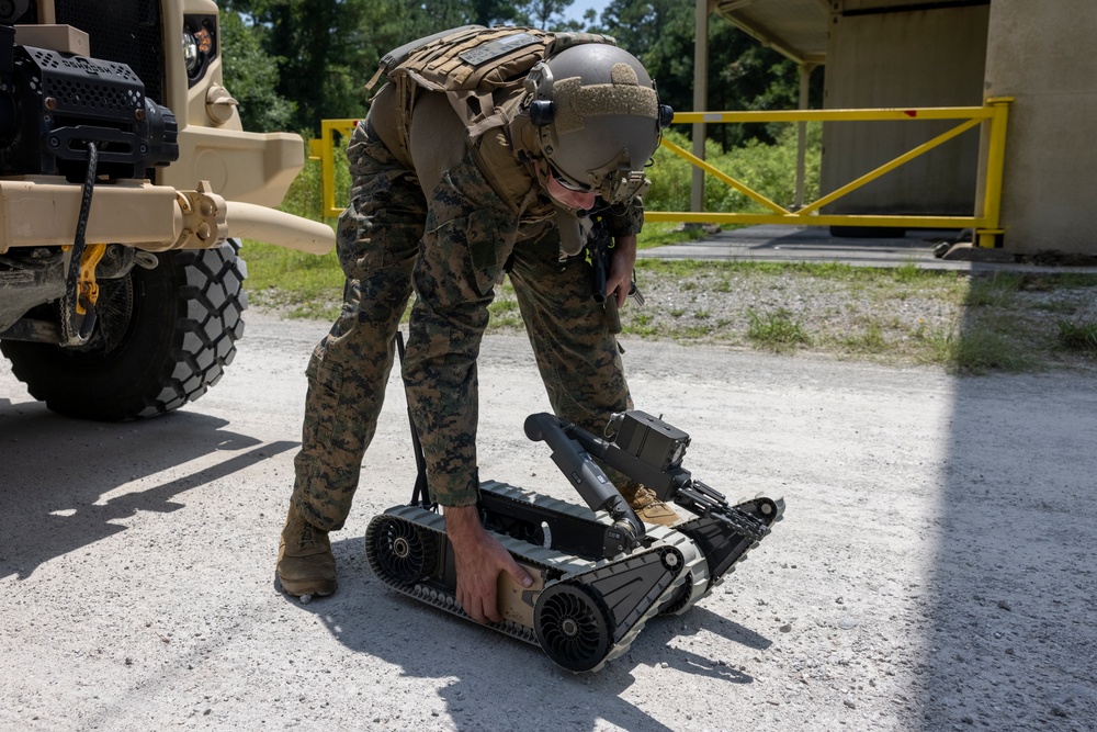 Combat Logistics Battalion-24 Conducts Improvised Explosive Device Response Exercises during their Marine Corps Combat Readiness Evaluation