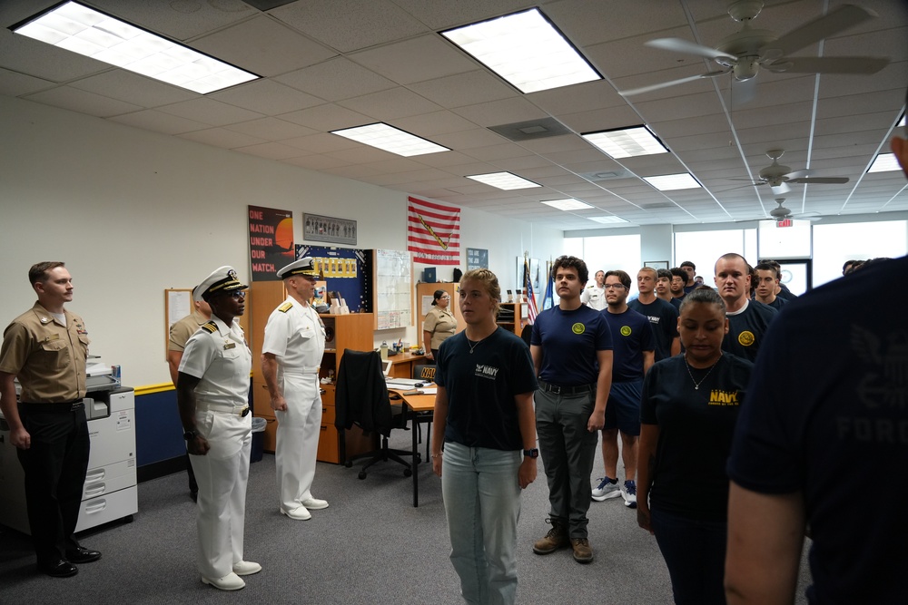 JSOC Visits Future Sailors From NTAG San Antonio