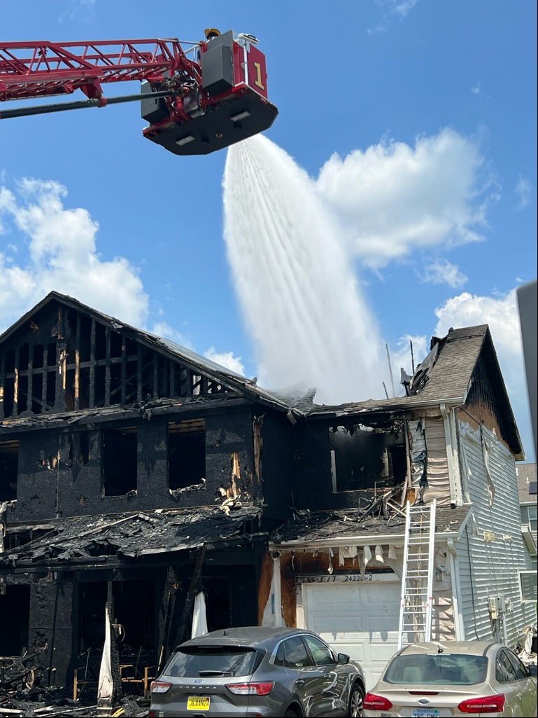 Firefighting apparatus placed into service after traditional push-in ceremony