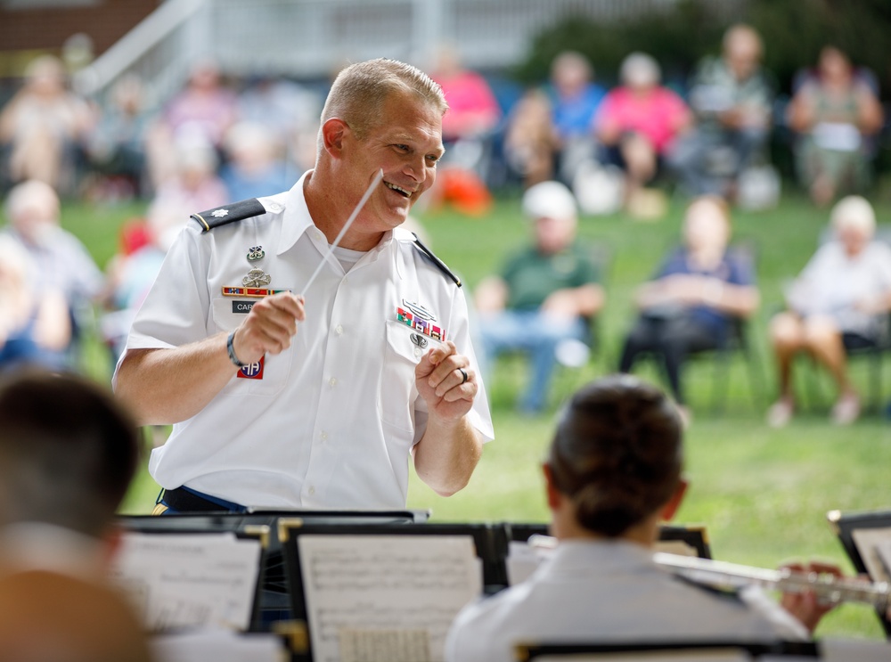 Lt. Col. Christopher Carbone Conducts 198th Army Band