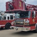 Firefighting apparatus placed into service with traditional push-in ceremony