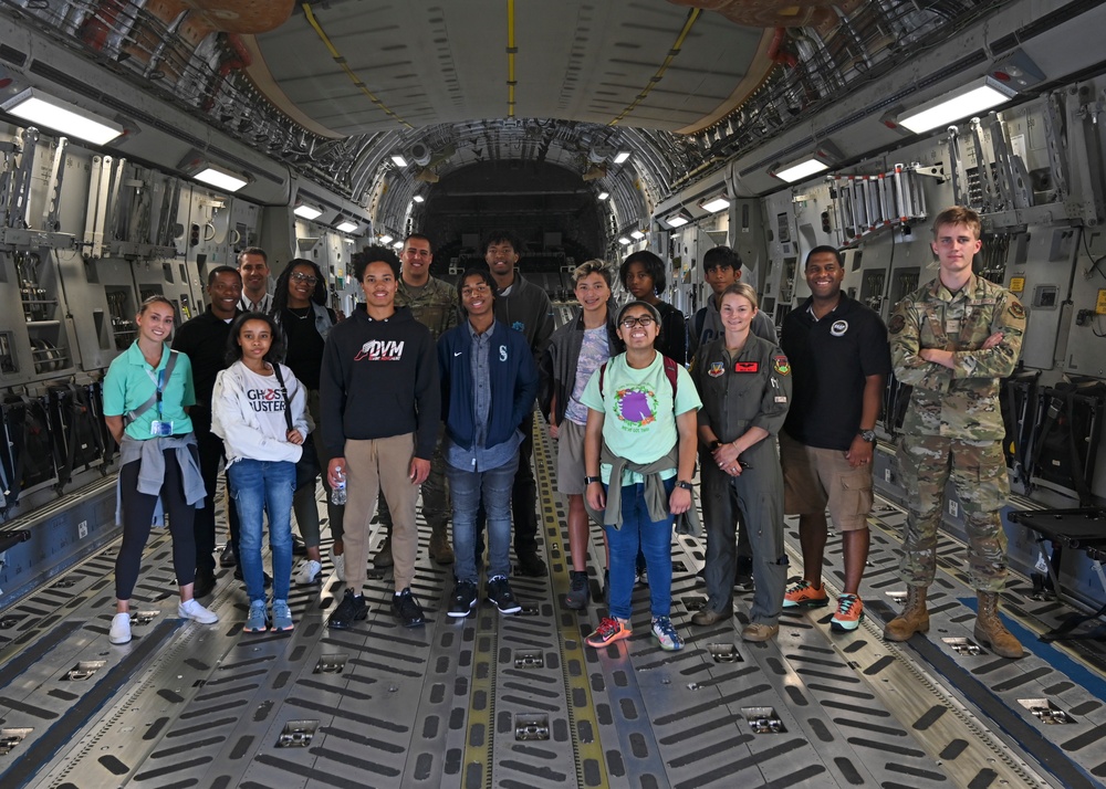 Organization of Black Aerospace Professionals experience 62d AW airlift capabilities