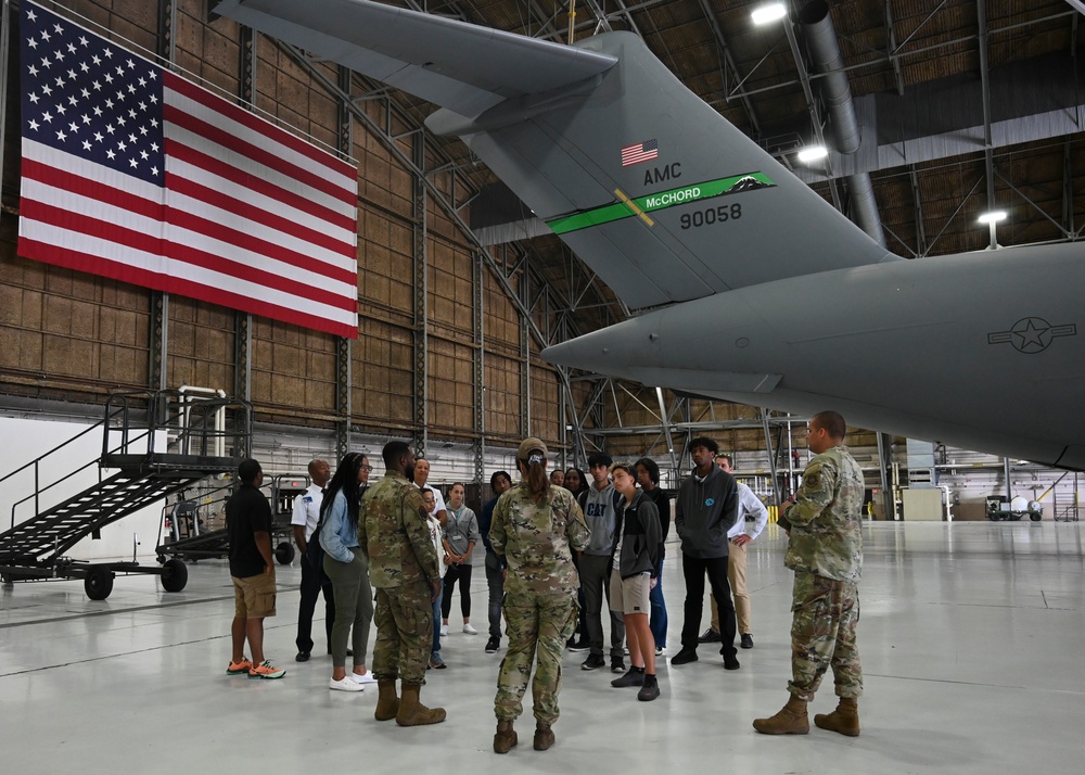 Organization of Black Aerospace Professionals experience 62d AW airlift capabilities