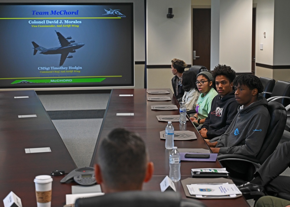 Organization of Black Aerospace Professionals experience 62d AW airlift capabilities