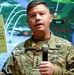 General David G. Perkins, TRADOC’s 15th Commanding General, holding a copy of one of the pamphlets that contributed to establishing MDO