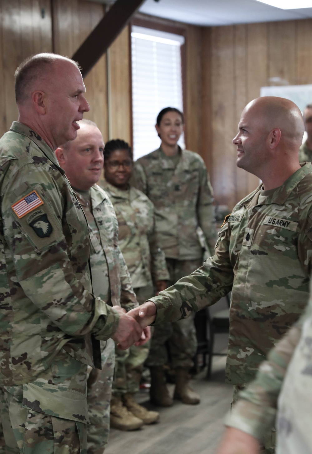 Maj. Gen. Richard &quot;Dwayne&quot; Wilson Visits 213th RSG Staff During Annual Training