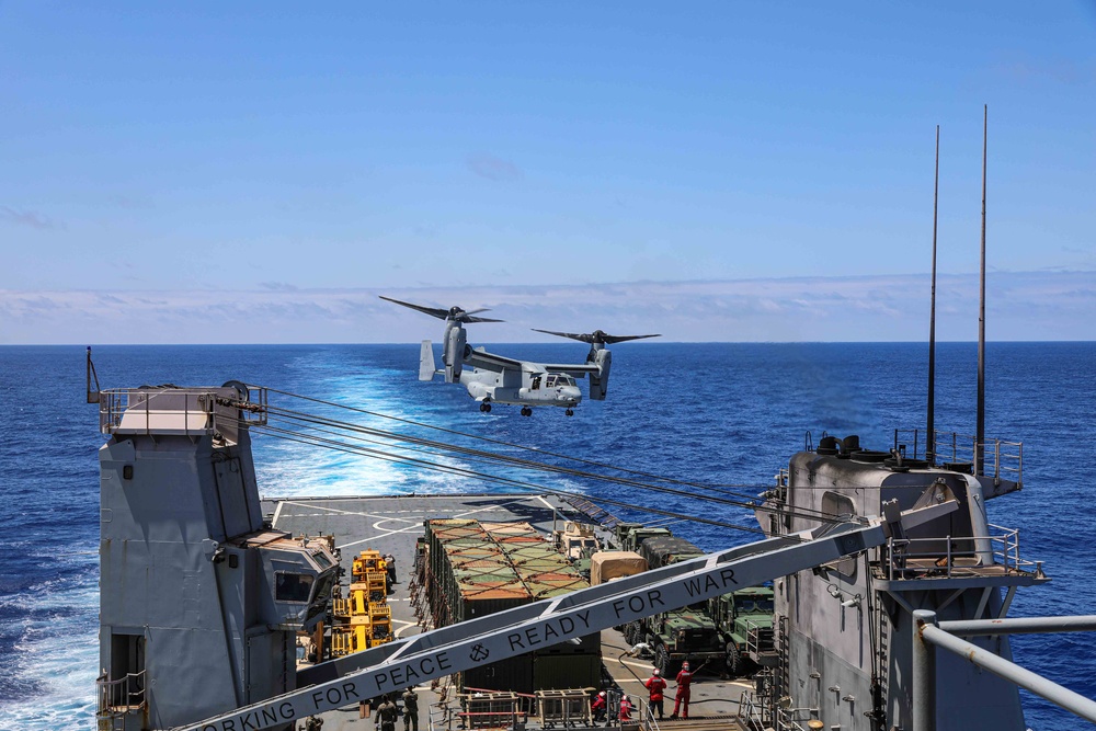 USS Carter Hall Conducts Flight Operations