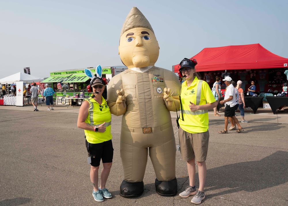 Navy Talent Acquisition Group Northern Plains participates at the IndyCar Race Weekend at Iowa Speedway.