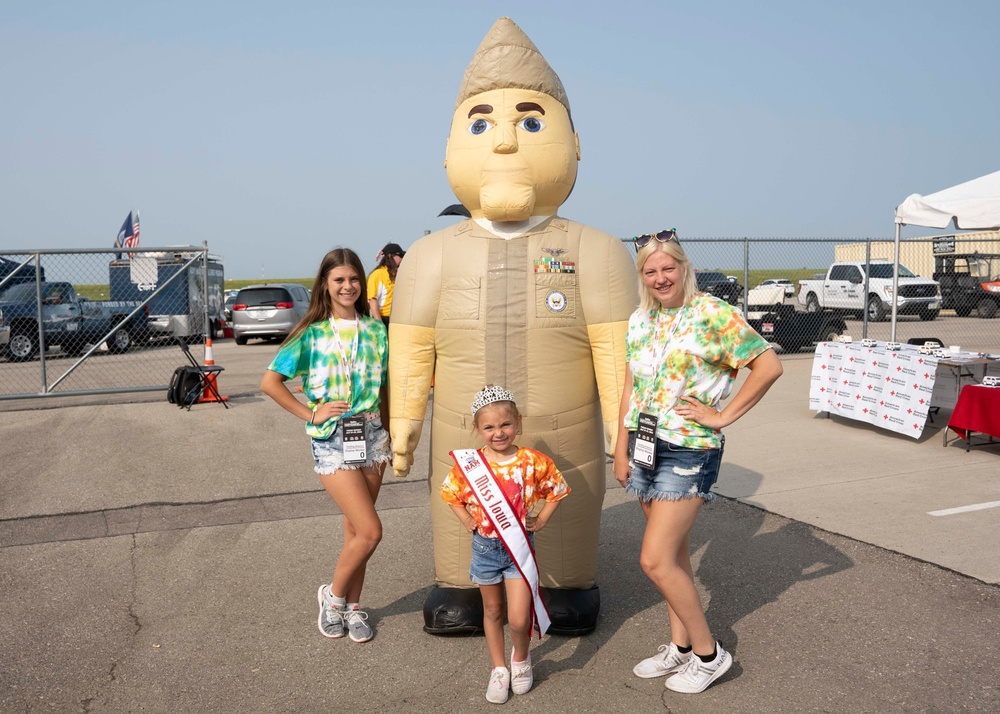 Navy Talent Acquisition Group Northern Plains participates at the IndyCar Race Weekend at Iowa Speedway.