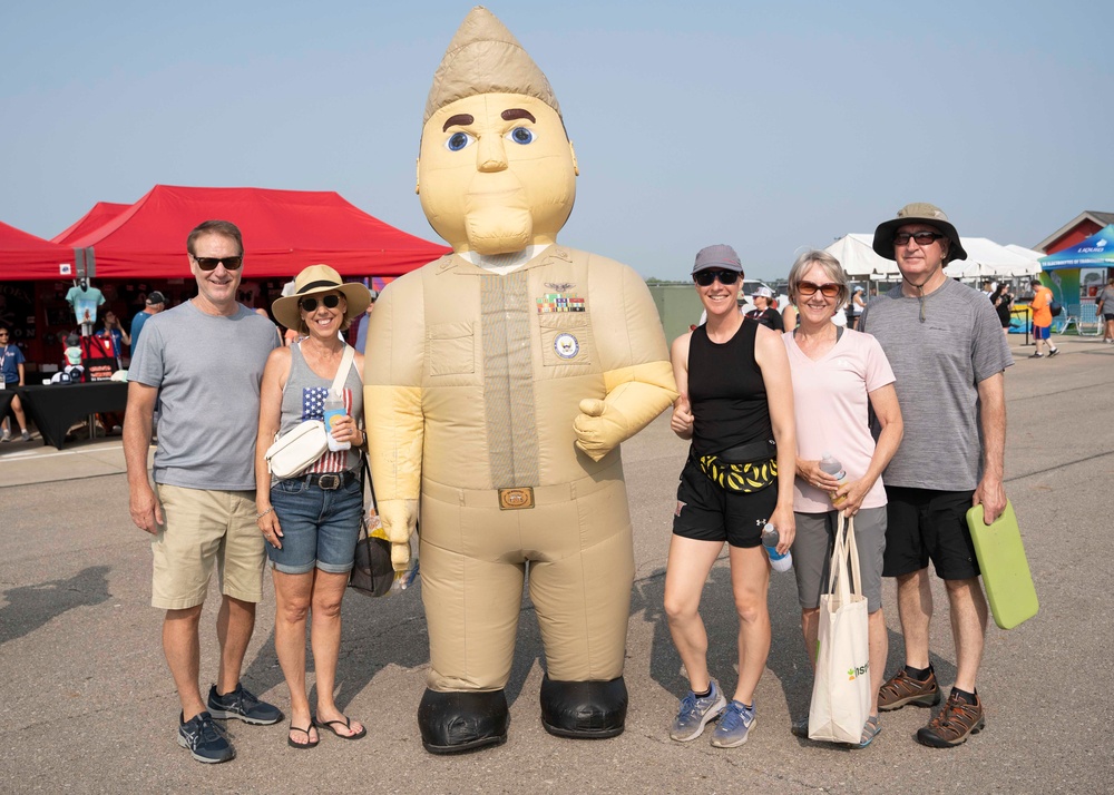 Navy Talent Acquisition Group Northern Plains participates at the IndyCar Race Weekend at Iowa Speedway.