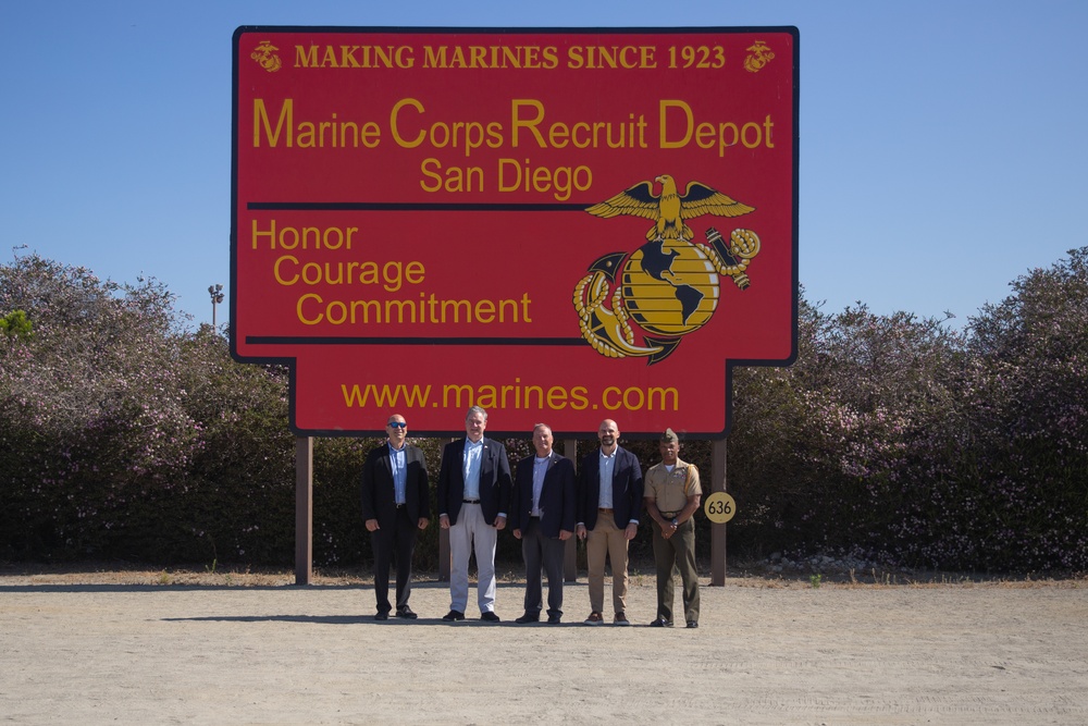 General Counsel of the Navy Visits MCRD San Diego 18-19 July 2023