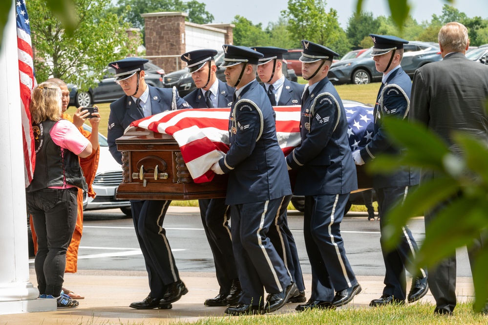 Dover AFB Honor Guard recognizes fallen Airman