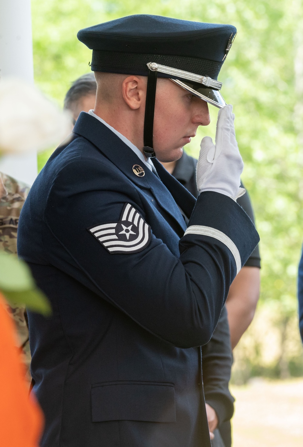 Dover AFB Honor Guard recognizes fallen Airman