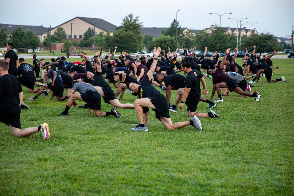 SMA Grinston’s Last Formation Run on Fort Liberty