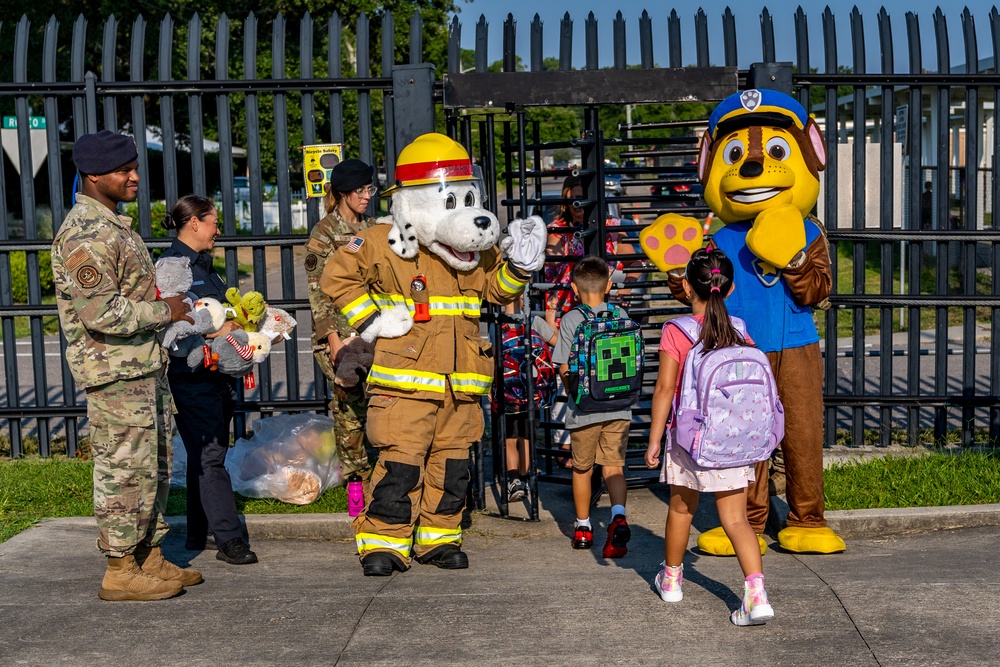 First responders send students back to school