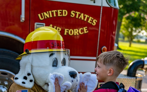 First responders send students back to school