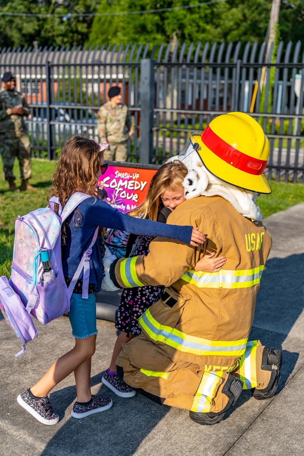 First responders send students back to school