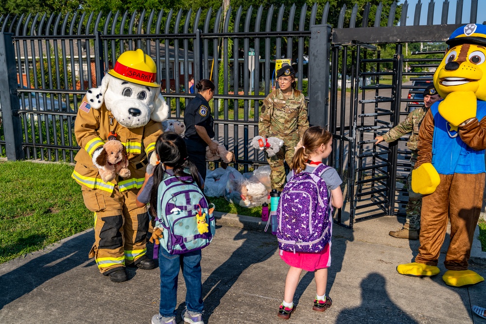 First responders send students back to school