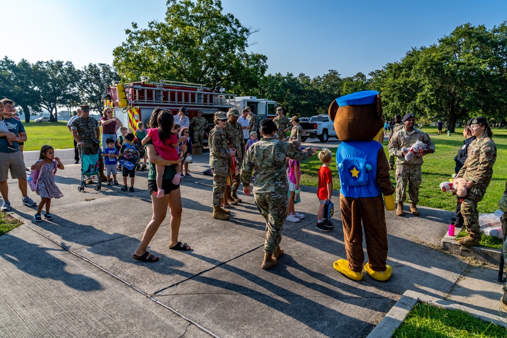 First responders send students back to school