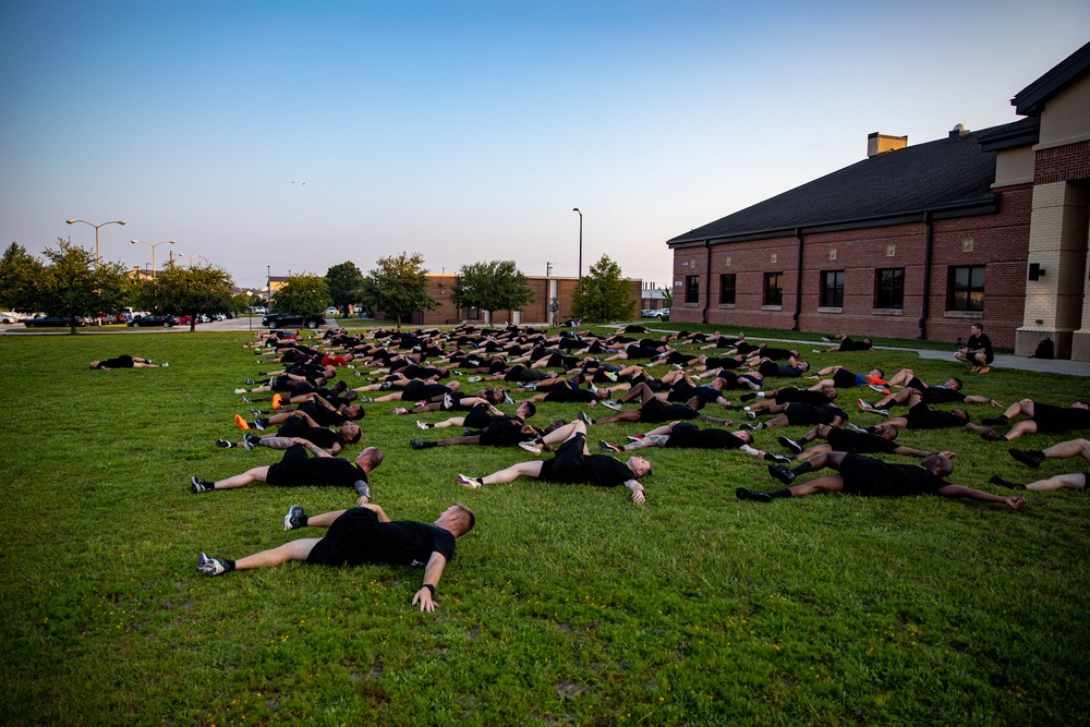 SMA Grinston’s Last Formation Run on Fort Liberty