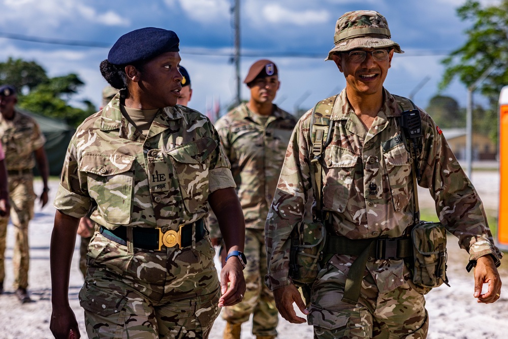 Bermuda Governor visits troops at TRADEWINDS 23
