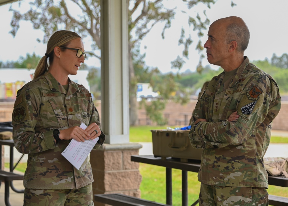 Surgeon General of the Air and Space Force Visits Vandenberg