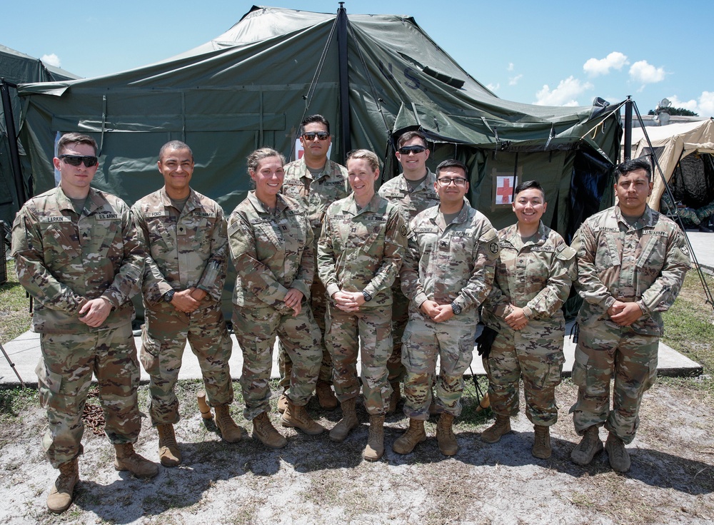 Maj. Gen. Reina Camp Stephenson Site Visit
