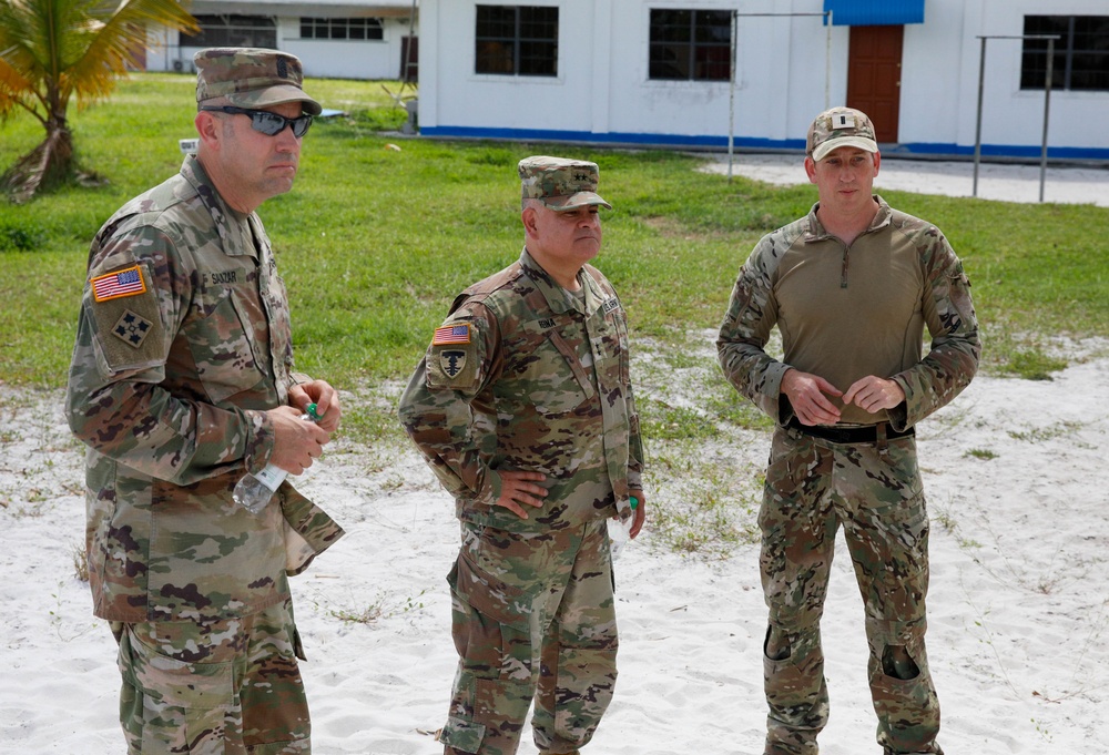 Maj. Gen. Reina Camp Stephenson Site Visit