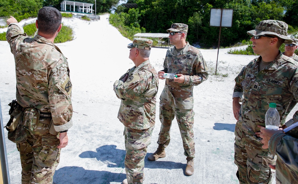 Maj. Gen. Reina Camp Stephenson Site Visit