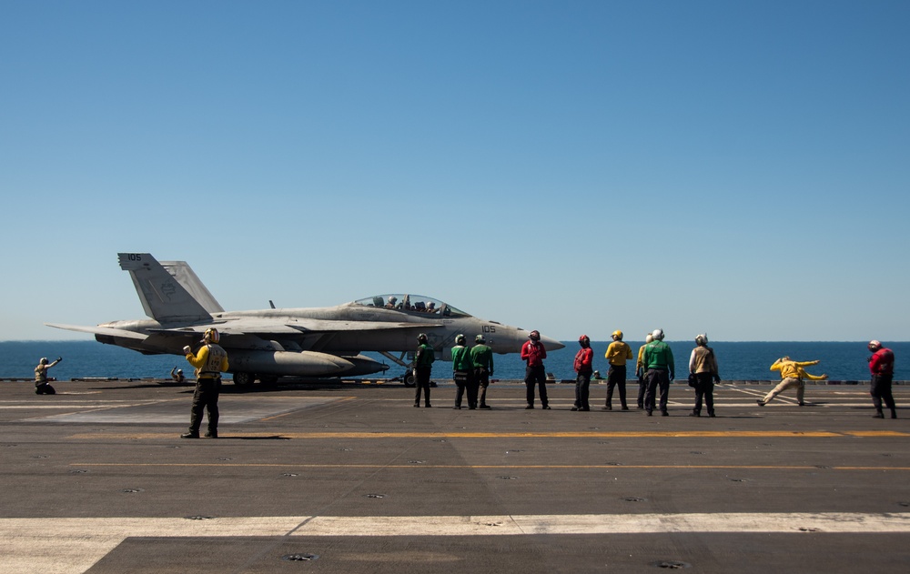 USS Ronald Reagan (CVN 76) conducts flight operations in support of Talisman Sabre 23