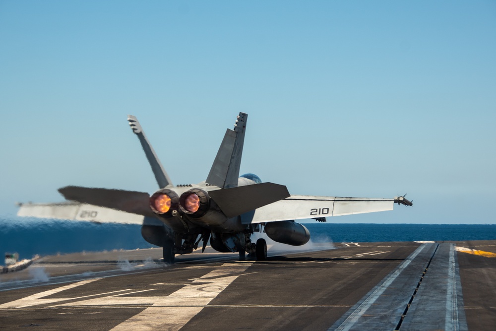 USS Ronald Reagan (CVN 76) conducts flight operations in support of Talisman Sabre 23