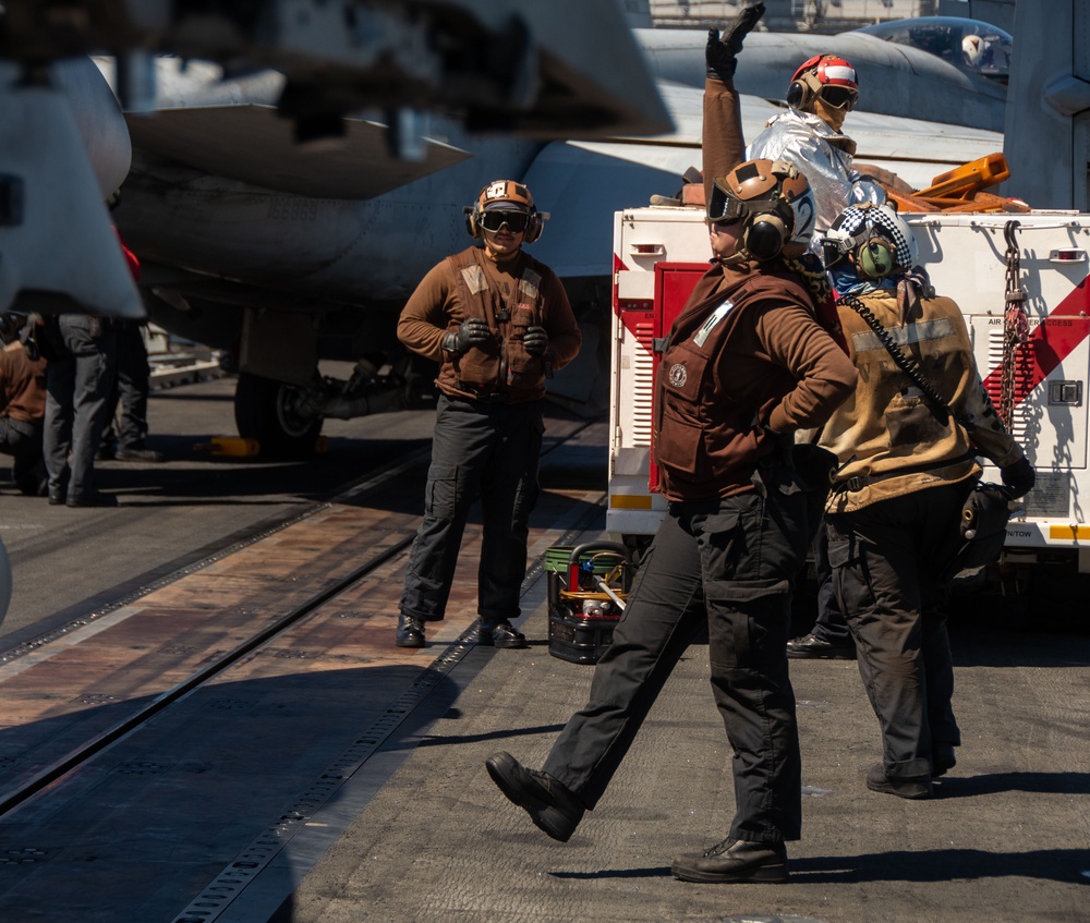 USS Ronald Reagan (CVN 76) conducts flight operations in support of Talisman Sabre 23