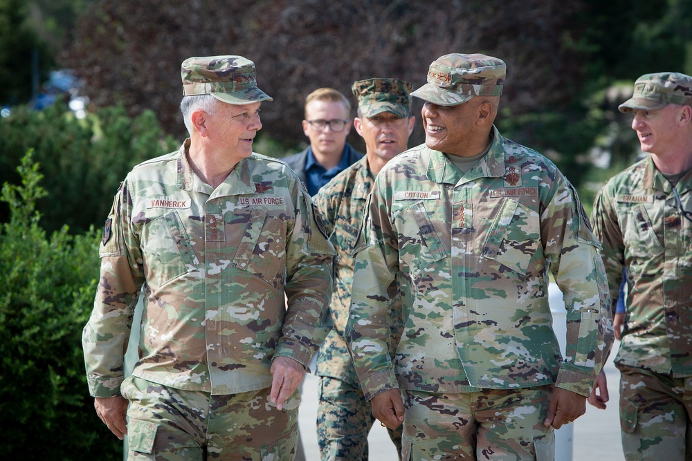 Gen. Anthony Cotton visits NORAD and USNORTHCOM headquarters