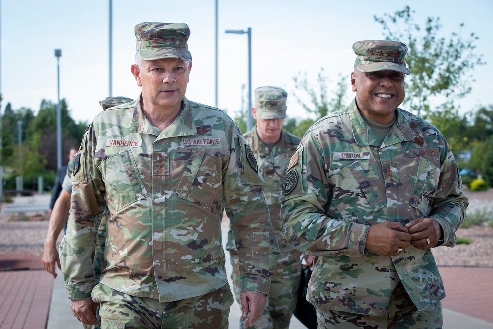 Gen. Anthony Cotton visits NORAD and USNORTHCOM headquarters