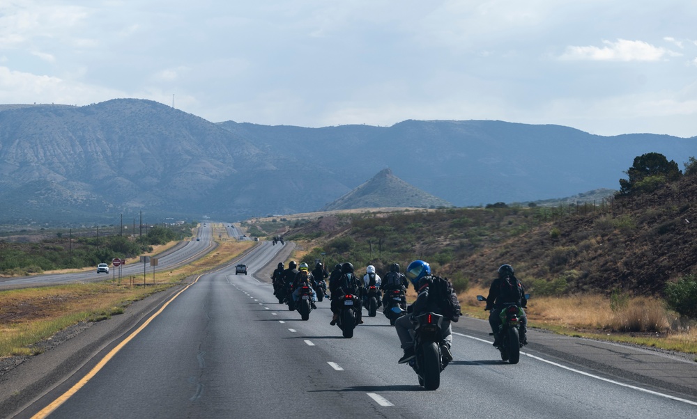 49th Wing Safety conducts motorcycle group mentorship ride