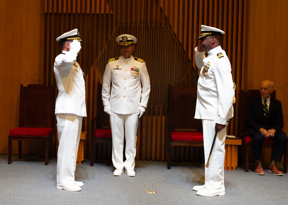 Nebraska Blue Holds Change of Command