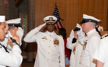 USS Nebraska Blue Holds Change of Command Ceremony