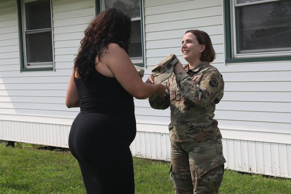 1st Lt. Samantha Gabriel promotion ceremony