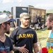 1st Infantry Division Soldiers attend the Dam Jam Music Festival