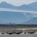 B-52s and 5th-Gen Fighters conduct training sorties above Alaska