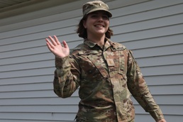 1st Lt. Samantha Gabriel promotion ceremony