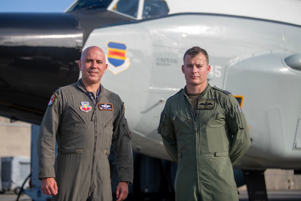 Royal Air Force flies with the 82nd Reconnaissance Squadron